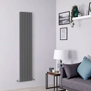 Affinity 1800 x 308mm Double Anthracite Vertical Radiator - Image 4