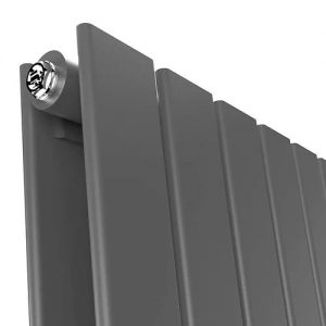 Affinity 1800 x 462m Double Anthracite Vertical Radiator - Image 3