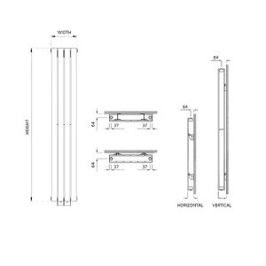 Nika 600 x 700 Horizontal Double White - Image 4